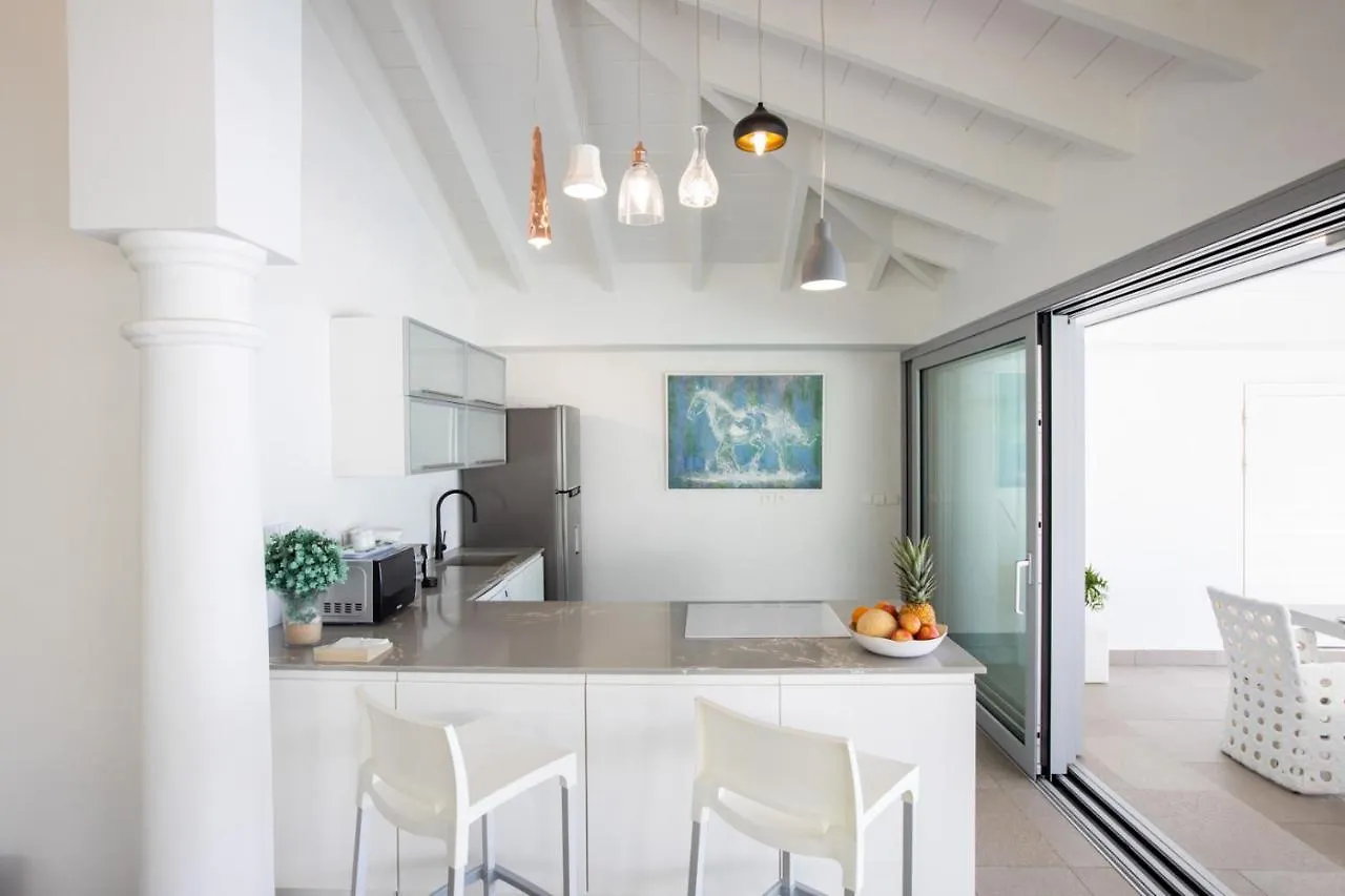 La Perla Bianca - 1 Bedroom Beachfront Luxury Villa Offering Utmost Privacy Les Terres Basses Sint Maarten