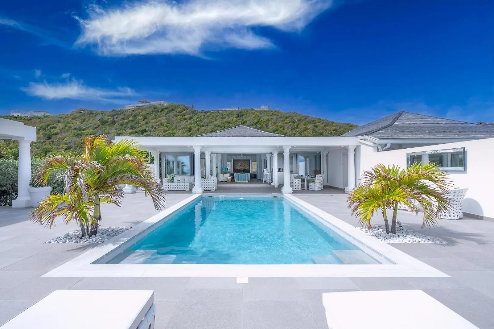 La Perla Bianca - 1 Bedroom Beachfront Luxury Villa Offering Utmost Privacy Les Terres Basses Svatý Martin