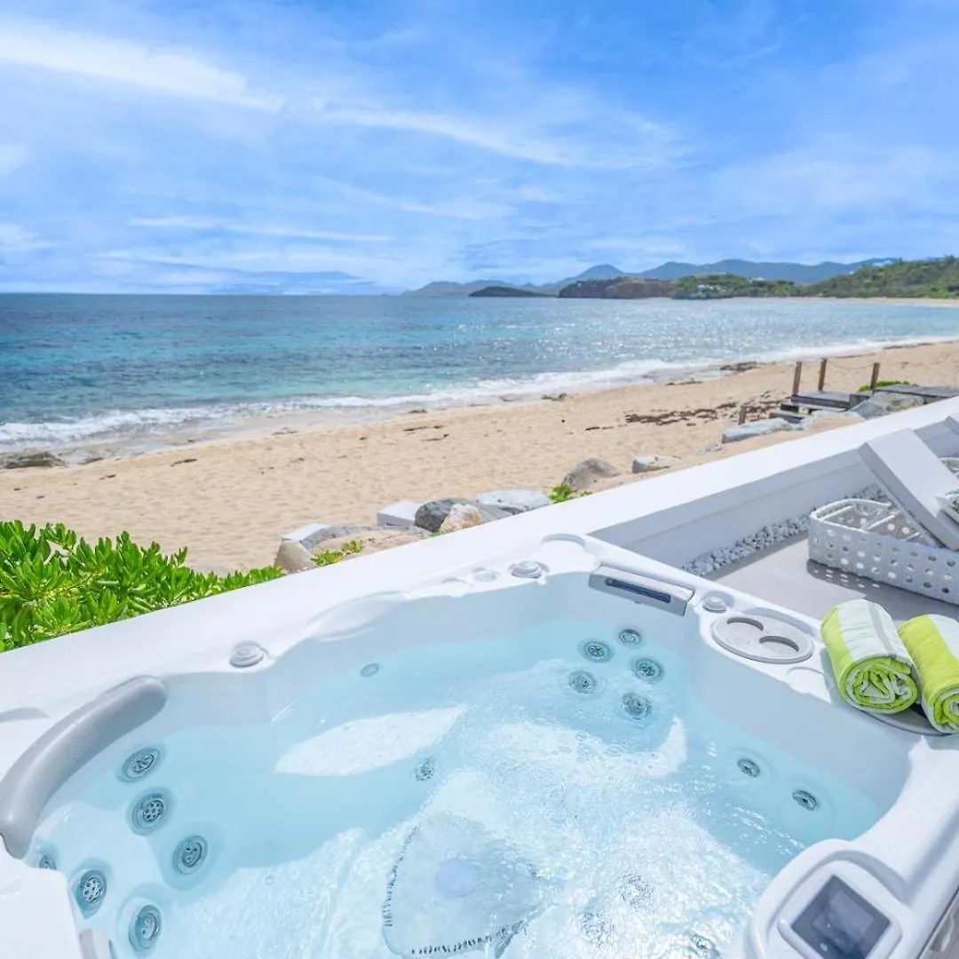La Perla Bianca - 1 Bedroom Beachfront Luxury Villa Offering Utmost Privacy Les Terres Basses 0*,  Svatý Martin