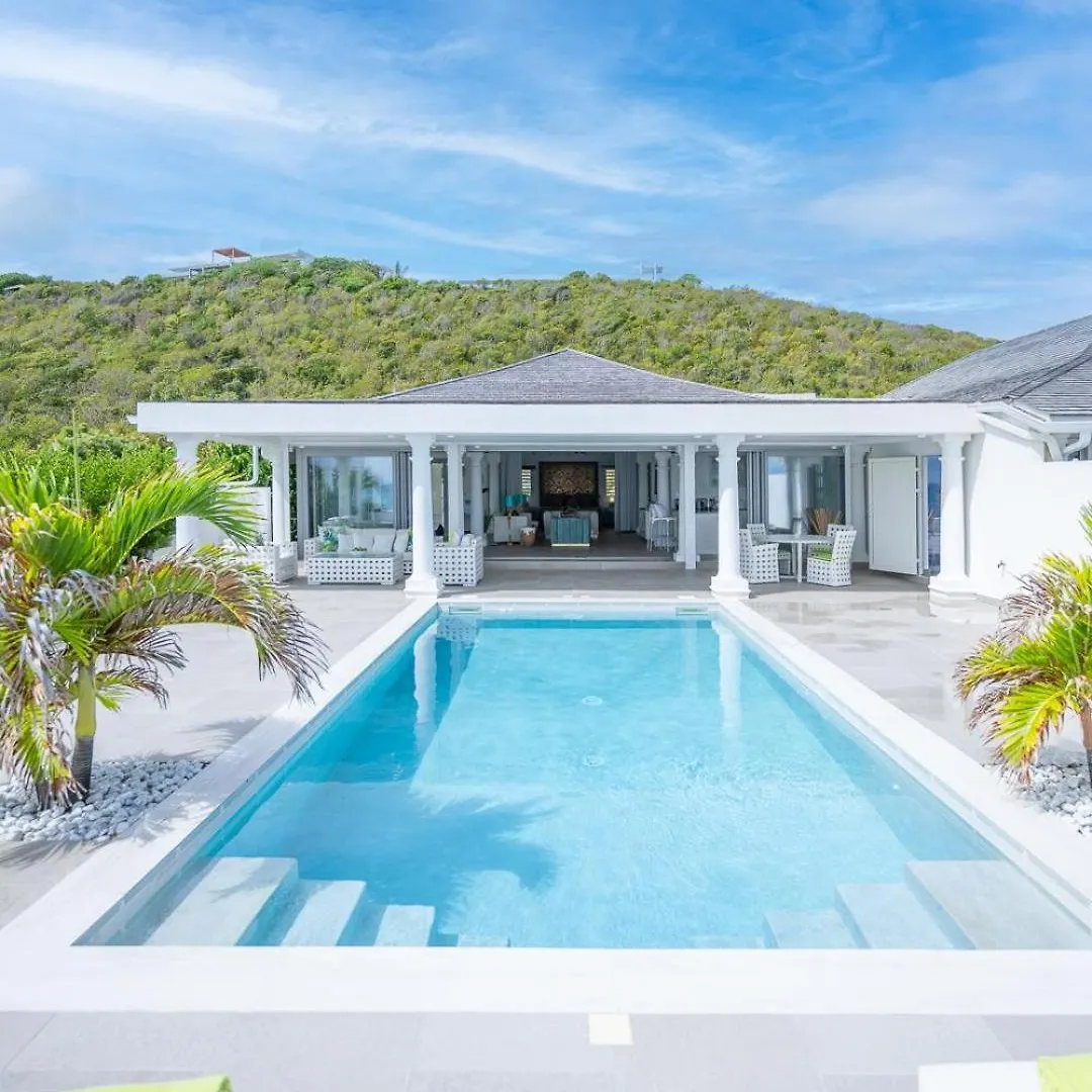 La Perla Bianca - 1 Bedroom Beachfront Luxury Villa Offering Utmost Privacy Les Terres Basses