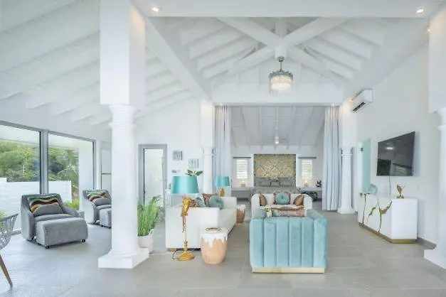 La Perla Bianca - 1 Bedroom Beachfront Luxury Villa Offering Utmost Privacy Les Terres Basses 0*,